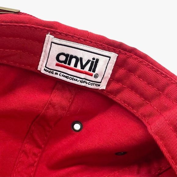 Anvil Red Men's Hat - Picture 2 of 4